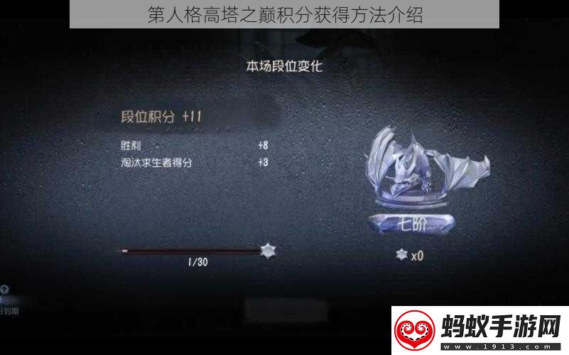 第人格高塔之巅积分获得方法介绍