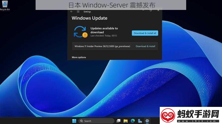 日本windowserver震撼发布