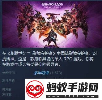 龙腾世纪4steam多半好评dei内容碍眼